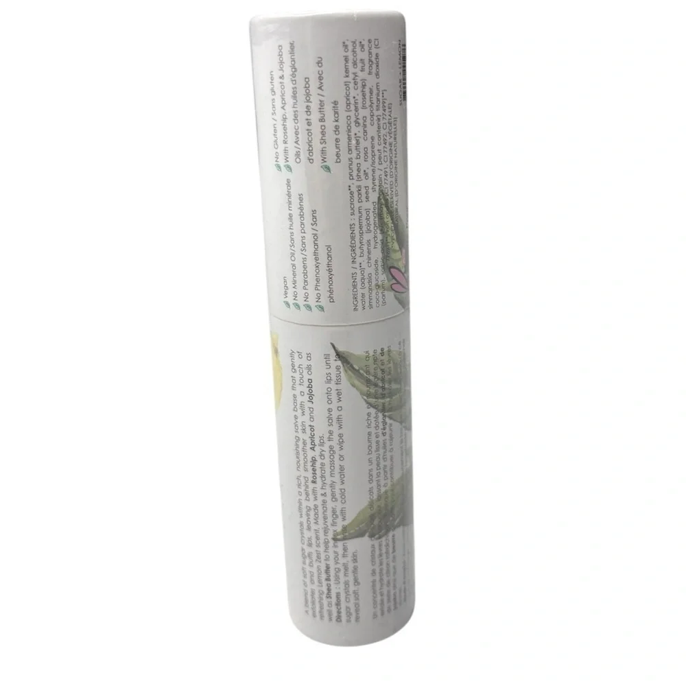 SERAPHINE BOTANICALS Sugar + Lemon Moisturizing Lip Buffer